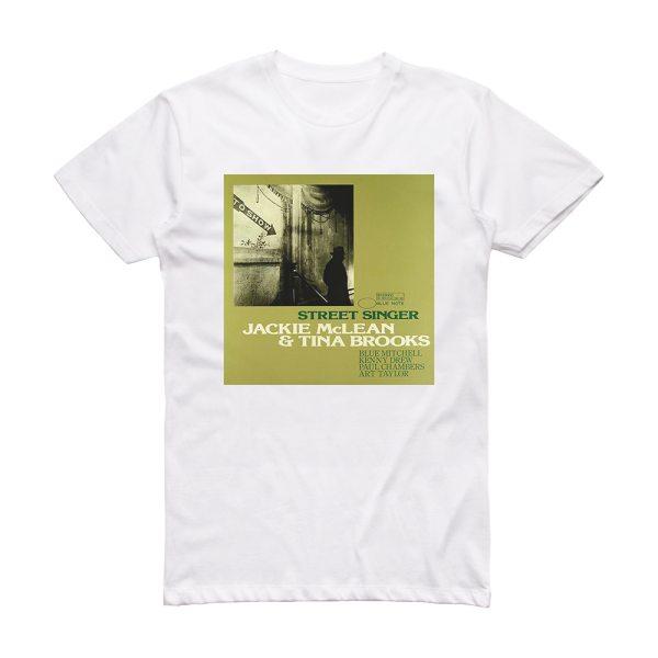 Jackie McLean Street Singer Album Cover T-Shirt White