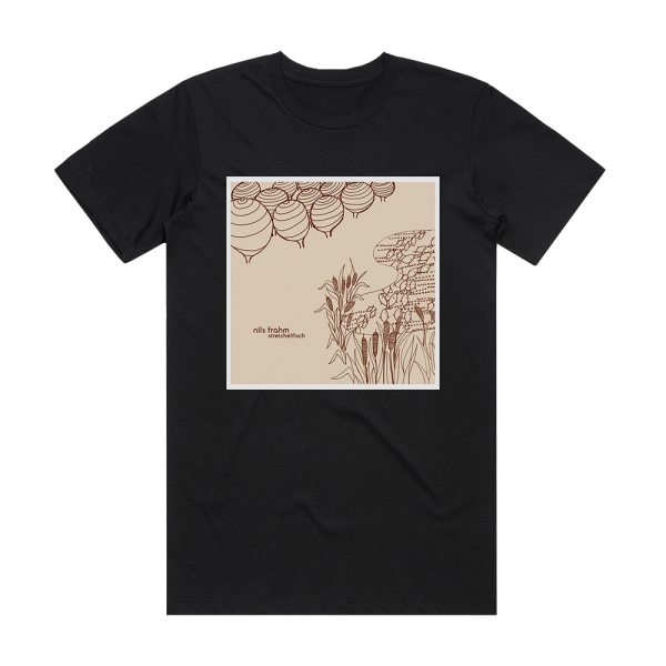 Nils Frahm Streichelfisch Album Cover T-Shirt Black