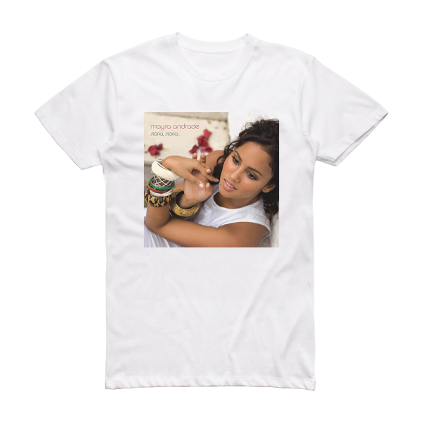 Mayra Andrade Stria Stria Album Cover T-Shirt White