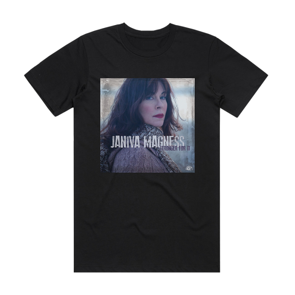 Janiva Magness Stronger For It Album Cover T-Shirt Black