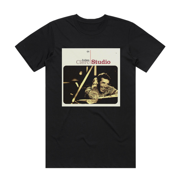 Julien Clerc Studio Album Cover T-Shirt Black