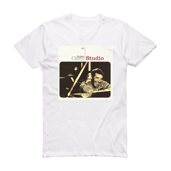 Julien Clerc Studio Album Cover T-Shirt White