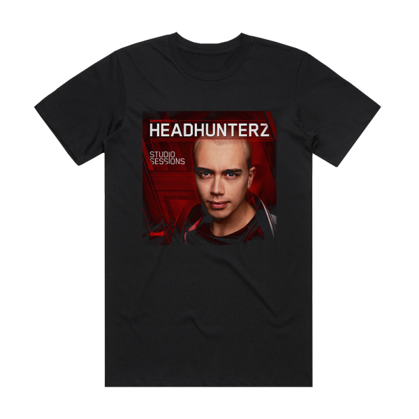 Headhunterz Studio Sessions Album Cover T-Shirt Black