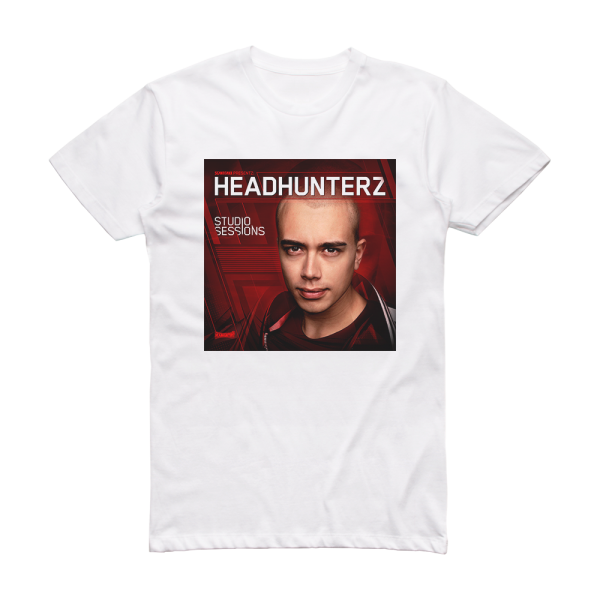 Headhunterz Studio Sessions Album Cover T-Shirt White