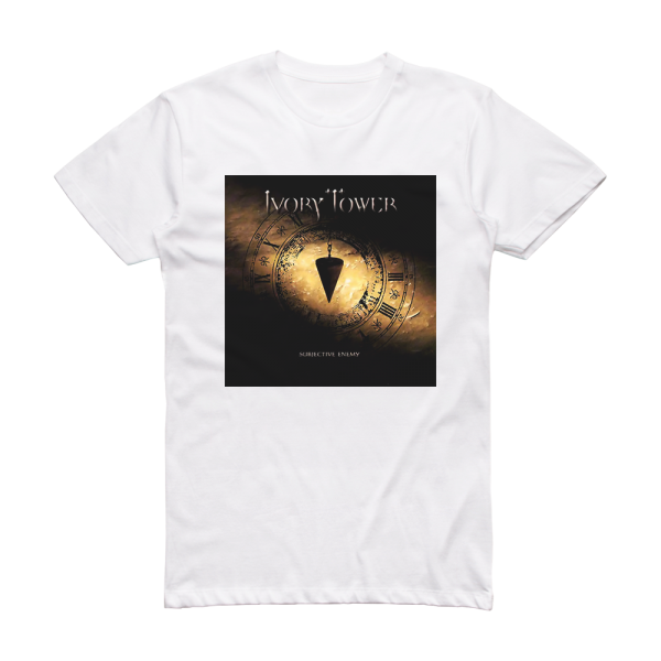Ivory Tower Subjective Enemy Album Cover T-Shirt White