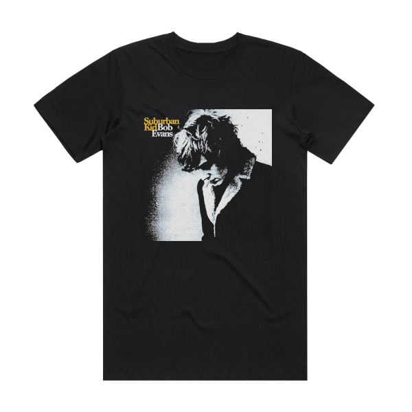 Bob Evans Suburban Kid Album Cover T-Shirt Black