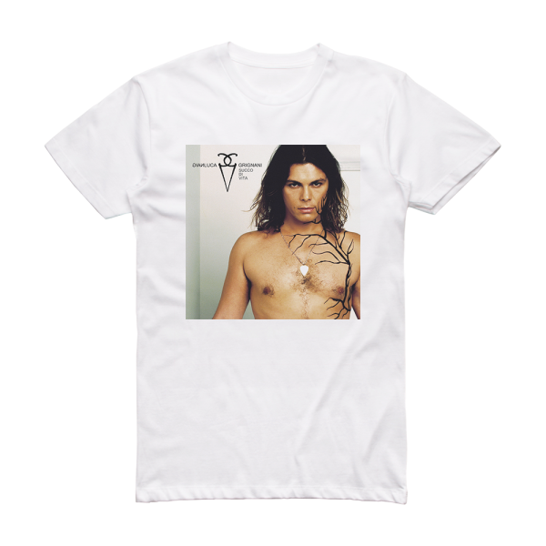 Gianluca Grignani Succo Di Vita Album Cover T-Shirt White