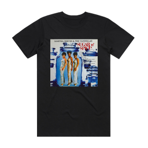 Martha Reeves and The Vandellas Sugar N Spice Album Cover T-Shirt Black