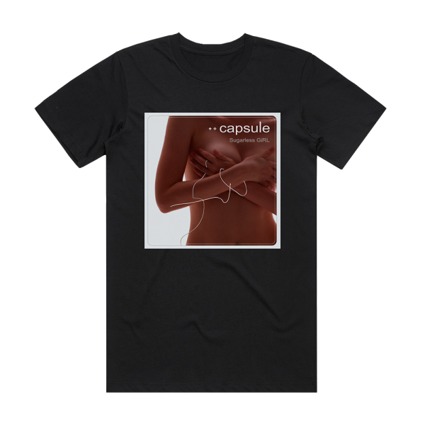 capsule Sugarless Girl Album Cover T-Shirt Black