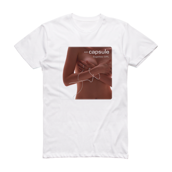 capsule Sugarless Girl Album Cover T-Shirt White