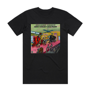 Claude Bolling Suite For Violin And Jazz Piano Album Cover T-Shirt Black