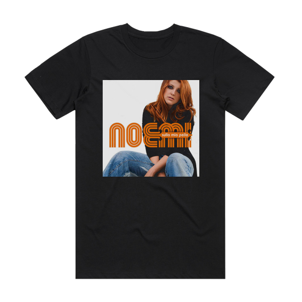 Noemi Sulla Mia Pelle Album Cover T-Shirt Black