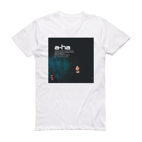 a‐ha Summer Moved On Album Cover T-Shirt White