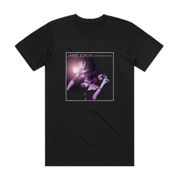 Janis Joplin Summertime Live In Amsterdam Album Cover T-Shirt Black