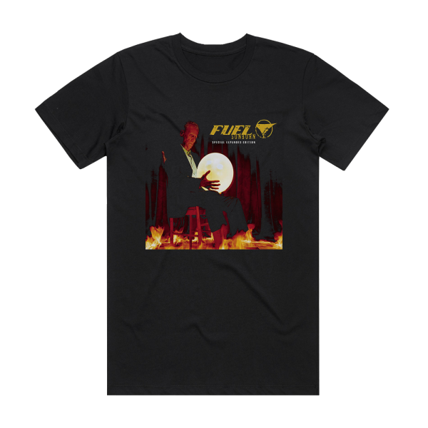 Fuel Sunburn 1 Album Cover T-Shirt Black