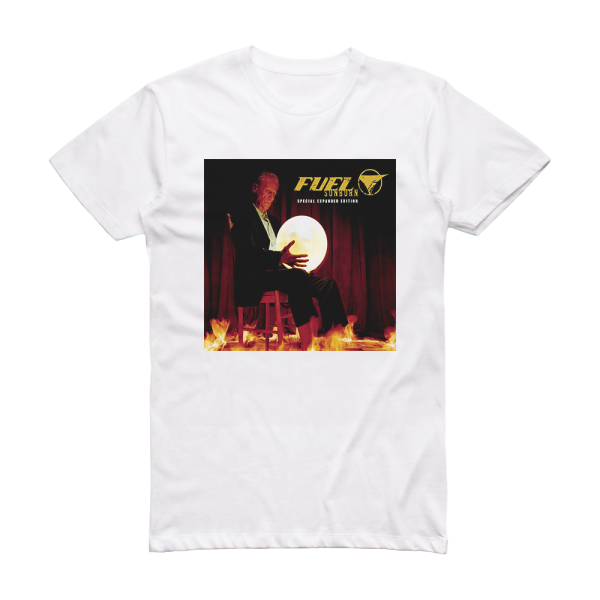 Fuel Sunburn 1 Album Cover T-Shirt White