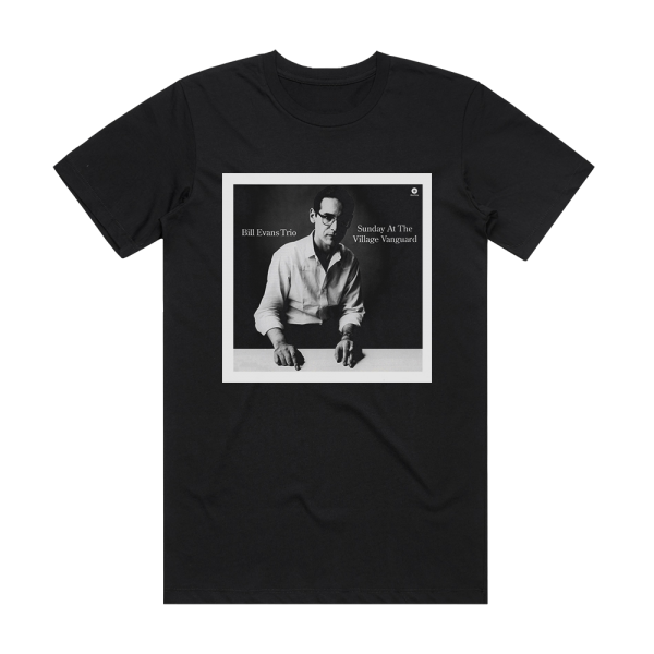 Bill Evans Trio Sunday At The Village Vanguard Album Cover T-Shirt Black