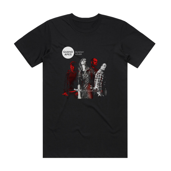 Guano Apes Sunday Lover Album Cover T-Shirt Black