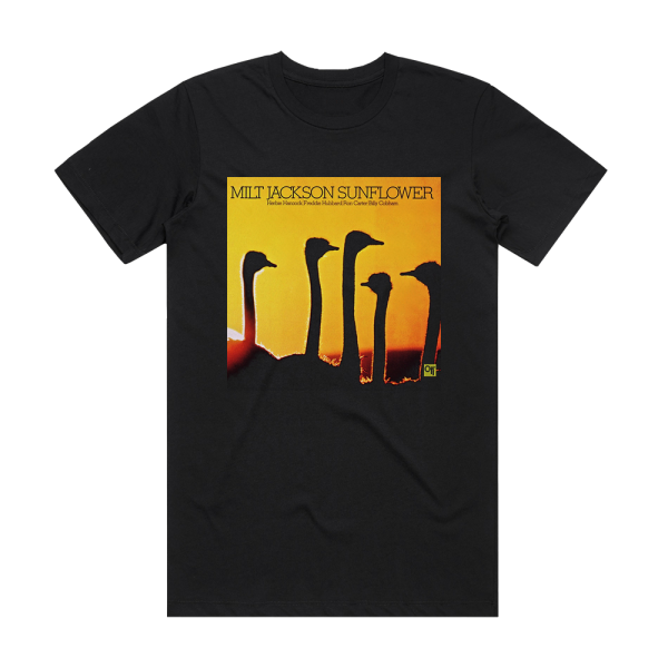 Milt Jackson Sunflower Album Cover T-Shirt Black