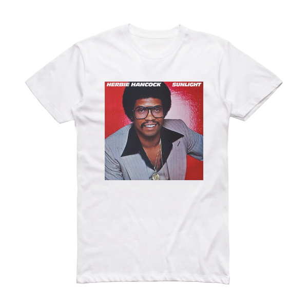 Herbie Hancock Sunlight Album Cover T-Shirt White