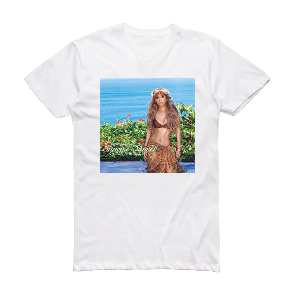 Ayumi Hamasaki Sunrise Sunset Love Is All Album Cover T-Shirt White