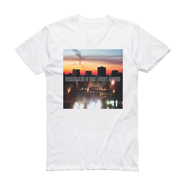 Bohren and der Club of Gore Sunset Mission Album Cover T-Shirt White