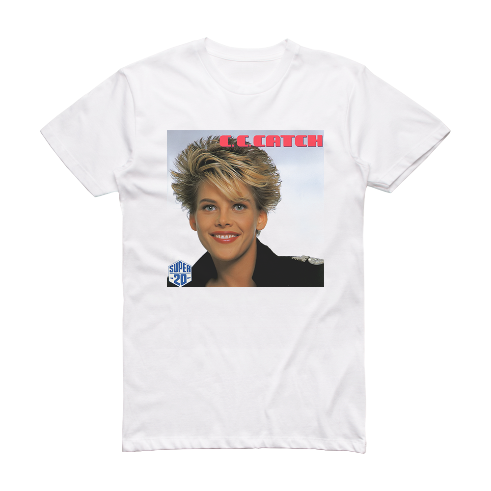 C C Catch Super 20 Album Cover T Shirt White