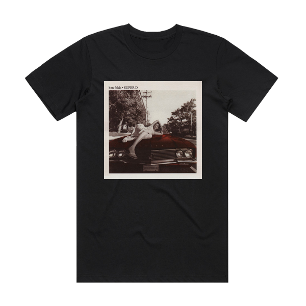 Ben Folds Super D Album Cover T-Shirt Black