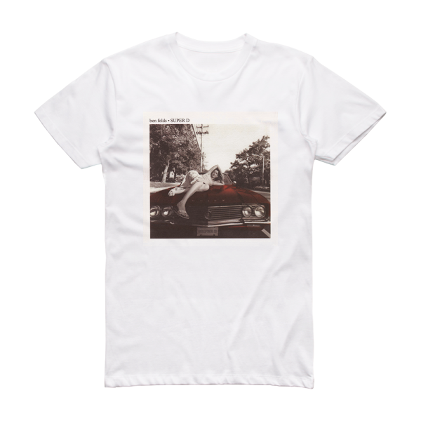 Ben Folds Super D Album Cover T-Shirt White