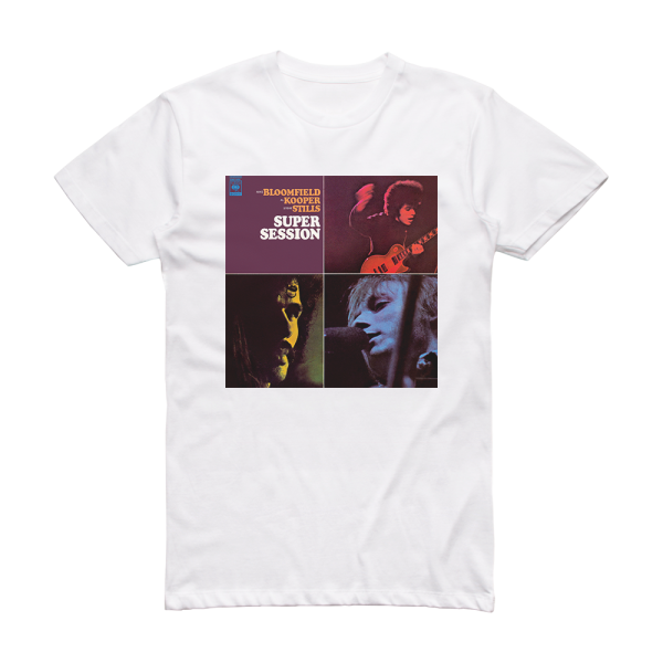Mike Bloomfield Super Session Album Cover T-Shirt White