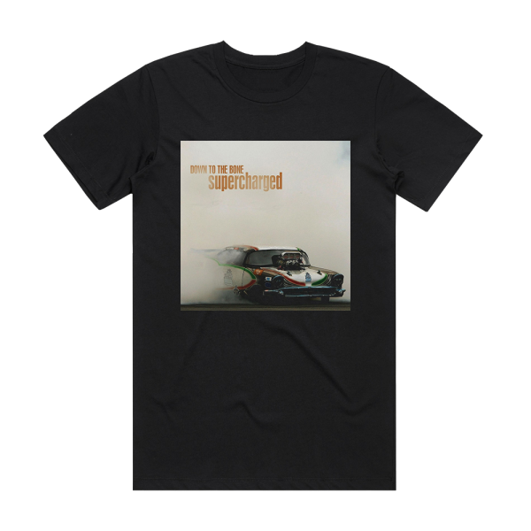 Down to the Bone Supercharged Album Cover T-Shirt Black