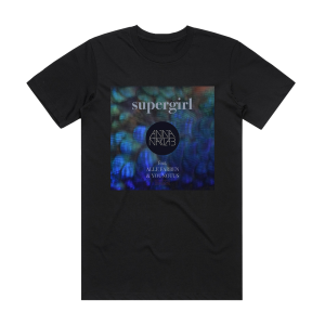 Anna Naklab Supergirl Album Cover T-Shirt Black