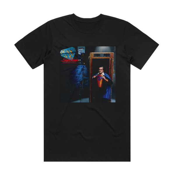 Meco Superman And Other Galactic Heroes Album Cover T-Shirt Black
