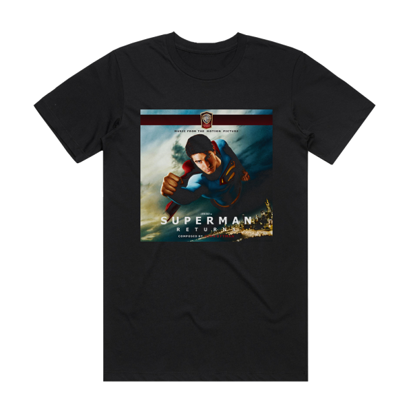 John Ottman Superman Returns 2 Album Cover T-Shirt Black