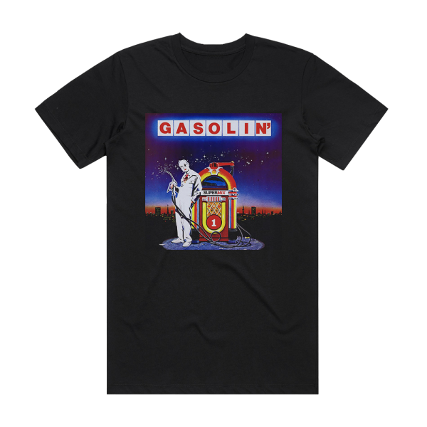 Gasolin Supermix 1 Album Cover T-Shirt Black