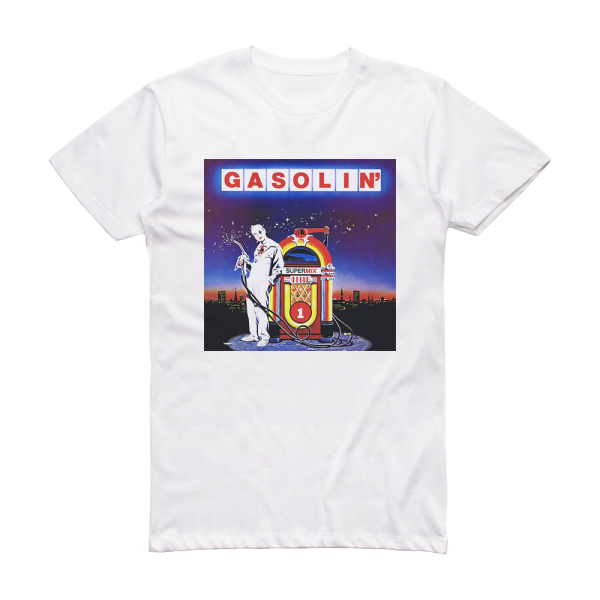 Gasolin Supermix 1 Album Cover T-Shirt White