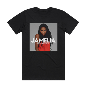 Jamelia Superstar  The Hits Album Cover T-Shirt Black