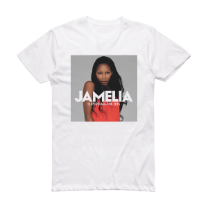 Jamelia Superstar  The Hits Album Cover T-Shirt White