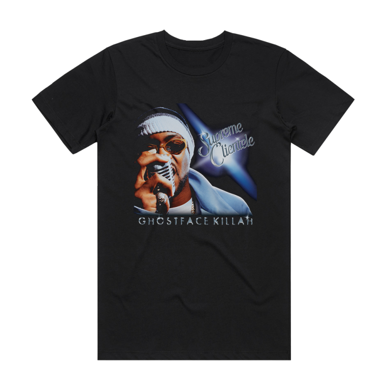 Ghostface Killah Supreme Clientele Album Cover T-Shirt Black – ALBUM ...