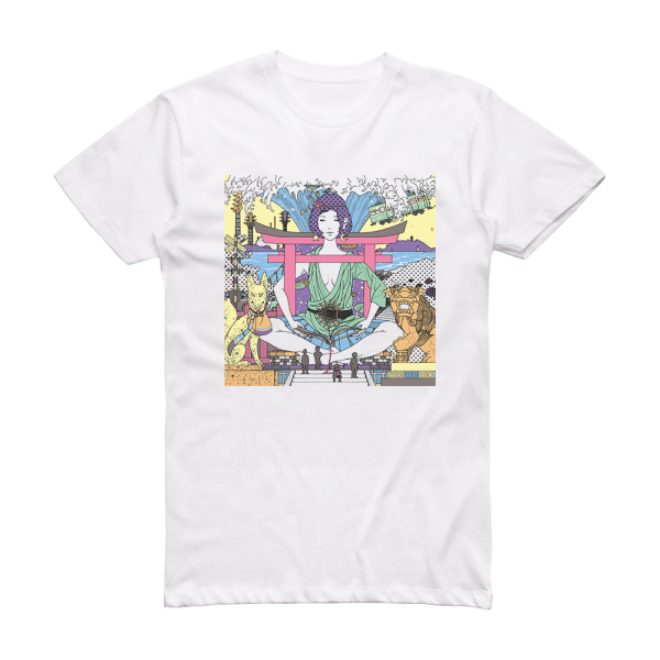 ASIAN KUNG-FU GENERATION Surf Bungaku Kamakura Album Cover T-Shirt White