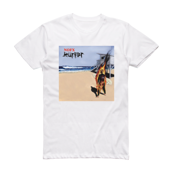 NOFX Surfer Album Cover T-Shirt White