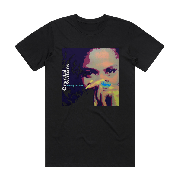 Crystal Waters Surprise Album Cover T-Shirt Black