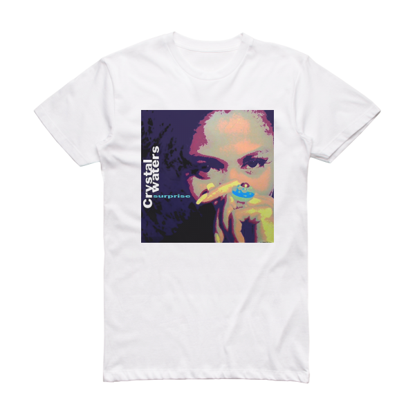 Crystal Waters Surprise Album Cover T-Shirt White