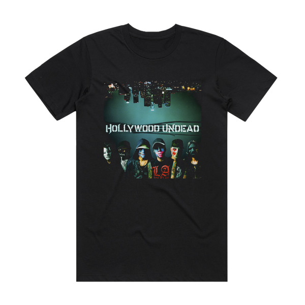Hollywood Undead Swan Songs Album Cover T-Shirt Black