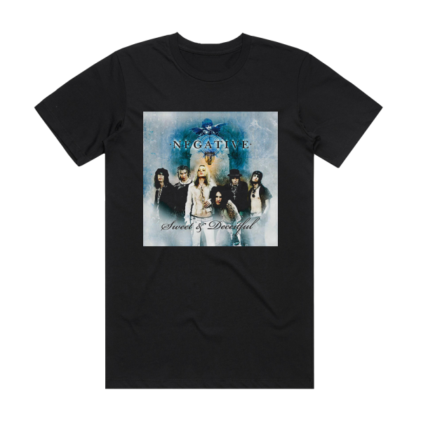 Negative Sweet Deceitful Album Cover T-Shirt Black
