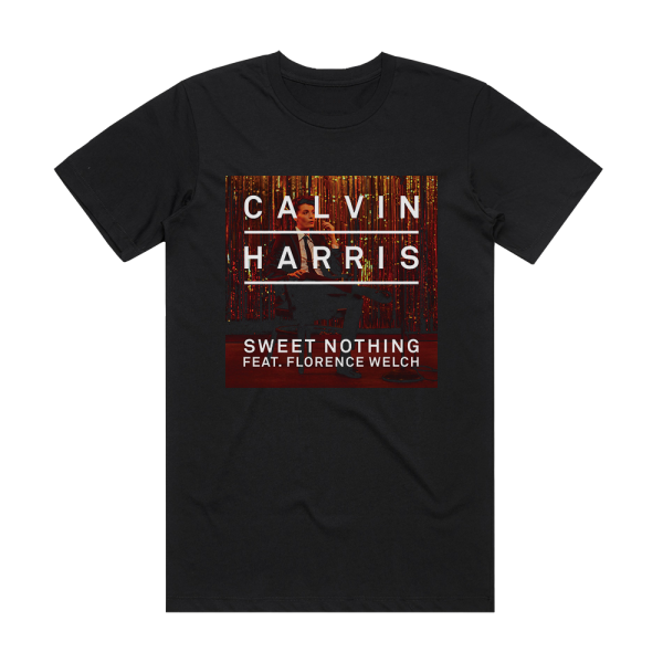 Calvin Harris Sweet Nothing 1 Album Cover T-Shirt Black