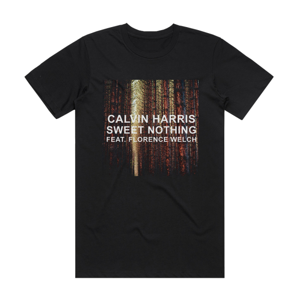 Calvin Harris Sweet Nothing Album Cover T-Shirt Black