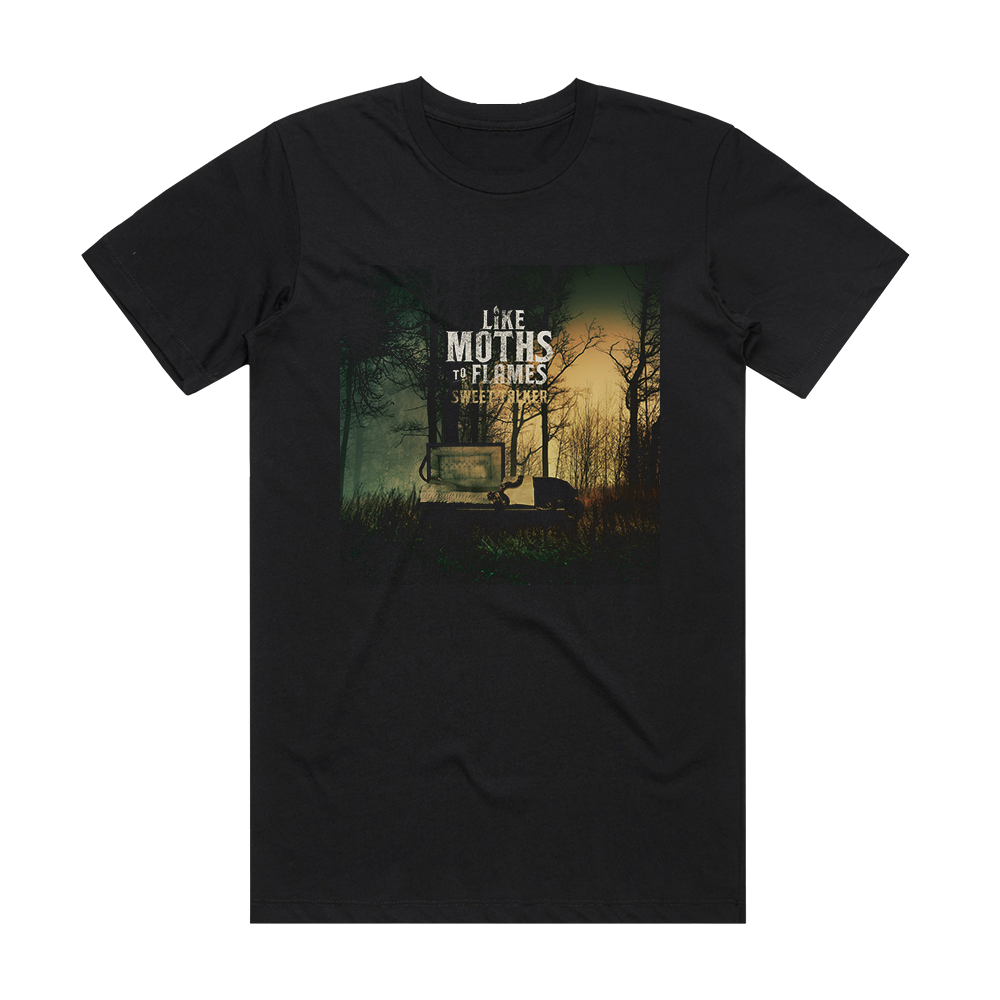 Like Moths to Flames Sweet Talker Ep Album Cover T-Shirt Black