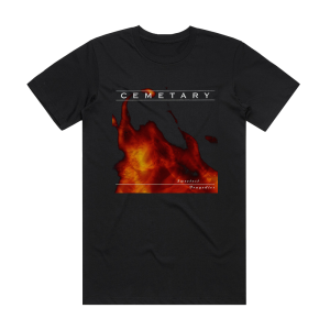 Cemetary Sweetest Tragedies Album Cover T-Shirt Black