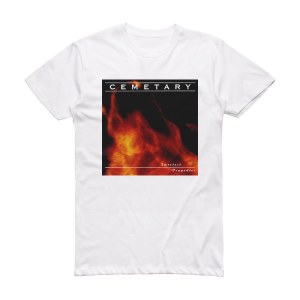 Cemetary Sweetest Tragedies Album Cover T-Shirt White